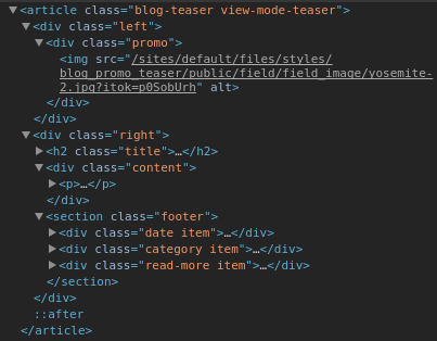 HTML на выходе