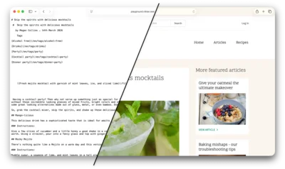 Пример статьи с обычным выводом и LLMS