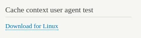 Пример блока для теста User Agent